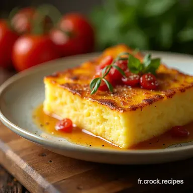 Polenta Cr&eacute;meuse au Comt&eacute; AOP La Recette Onctueuse Facile Fiche recette