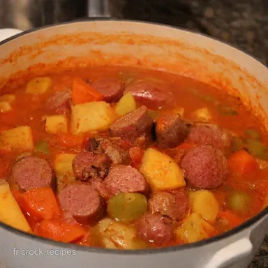 Pote aux Saucisses et L&eacute;gumes Ma Recette Familiale R&eacute;confortante Fiche recette