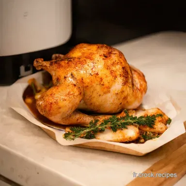 Poulet Air Fryer Proven&ccedil;al D&icirc;ner Facile et Savoureux Fiche recette
