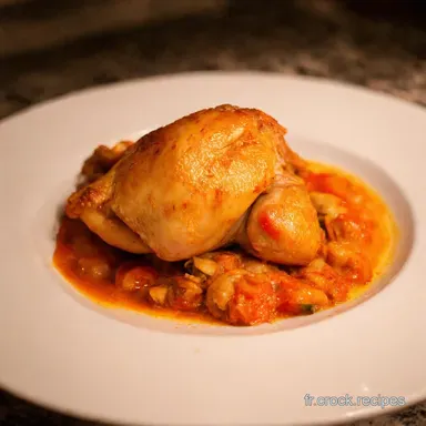 Poulet recette facile Ma Poulet Basquaise Un D&eacute;lice Fiche recette