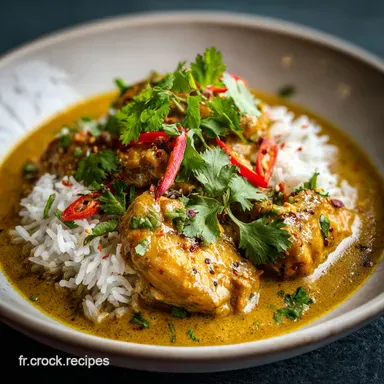 Recette Poulet Coco Curry en 35 Minutes Fiche recette