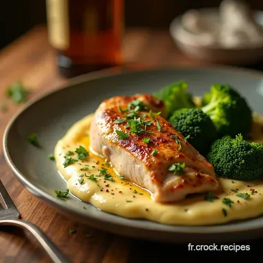 Recette Poulet &agrave; la Cr&egrave;me et Brocolis Cr&eacute;meux et Facile en 45 Min Fiche recette