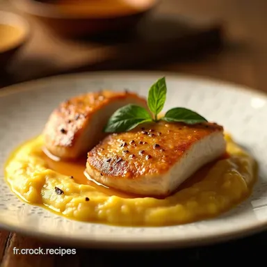 SAUCE AU POULET EFFILOCH&Eacute; Pur&eacute;e Le Plat Bistro Facile Fiche recette