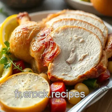 Poulet R&ocirc;ti: Le Classique Fran&ccedil;ais Facile et Savoureux! Fiche recette