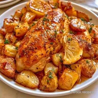 Pommes De Terre au Poulet R&ocirc;ti