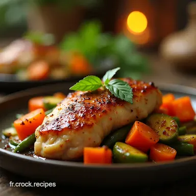 Poulet au Soja et L&eacute;gumes La Recette Express et Umami Fiche recette