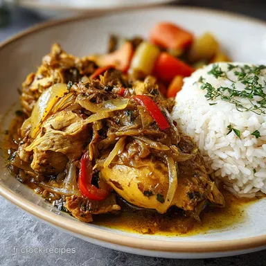 Poulet Yassa Recette S&eacute;n&eacute;galaise pour 5 Portions Fiche recette