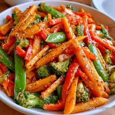 Saut&eacute;e de L&eacute;gumes Color&eacute;s en 30 Minutes