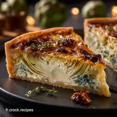 Quiche &eacute;paisse originale au choufleur r&ocirc;ti et Comt&eacute; AOP Recette Gourmande