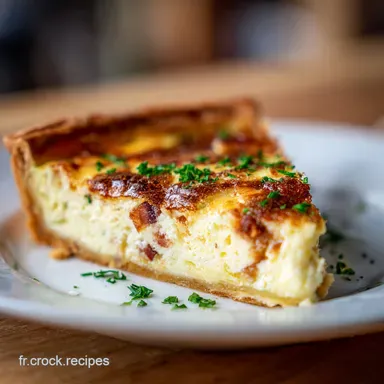 Quiche Lorraine : Recette Traditionnelle pour 8 Personnes Fiche recette