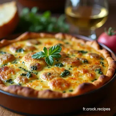 La Meilleure Quiche au Poulet et &agrave; la Moutarde Maison Facile Fiche recette