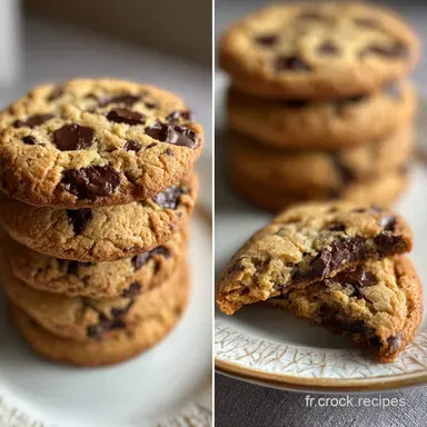 Recette au Cookies Moelleux Fait Maison en 20 Minutes Fiche recette