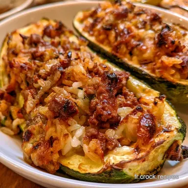 Recette Avec Courgettes Farcies pour 4 Fiche recette