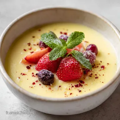 Cr&egrave;me Anglaise Recette Facile Maison pour 6