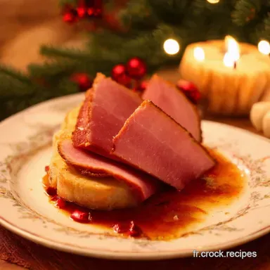 Recette de Jambon de Nol Laqu&eacute; Un Classique Revisit&eacute; Fiche recette