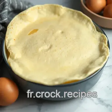 Ma Recette P&acirc;te &agrave; Cr&ecirc;pe Facile: Plus Vite Que Chez le Cr&ecirc;pier! Fiche recette