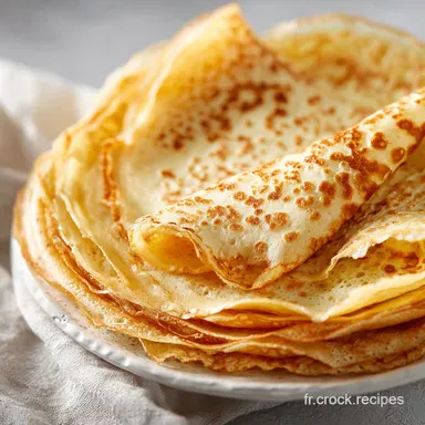Recette Pates A Crepes Facile Pour 16 Portions Fiche recette