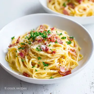 Recette Pates Carbonara pour 4 Personnes : Technique Authentique Fiche recette