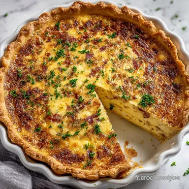 Recette Quiche Lorraine Facile pour 6 Servings