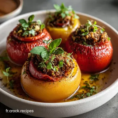 Recette Tomates Farcies: Cuisson Optimale au Four Fiche recette
