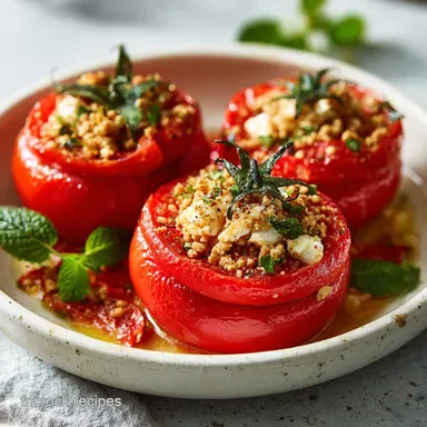 Recette Tomates Farcies: Cuisson Optimale au Four