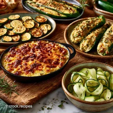 46 Recettes de Courgettes: Gratins, Farcis & G&acirc;teaux