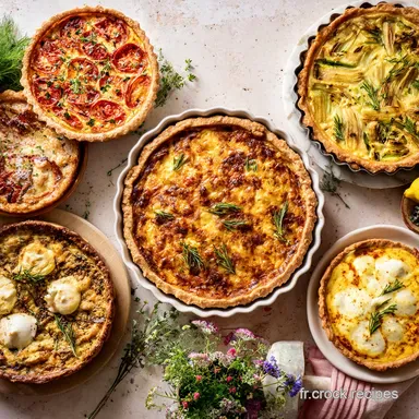 7 Recettes de Tartes et Quiches Maison pour la Famille