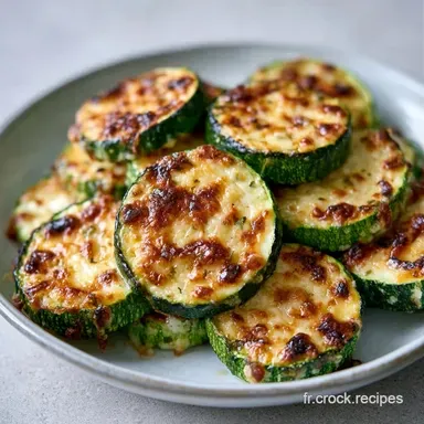 Rondelles De Courgettes Grill&eacute;es au Four Fiche recette