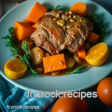 R&ocirc;ti de Porc Mijoteuse: Fondant et Facile! Un D&eacute;lice! Fiche recette