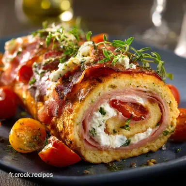 Roulade tomate ch&egrave;vre et jambon Recette Ap&eacute;ritif Proven&ccedil;al Frais Fiche recette