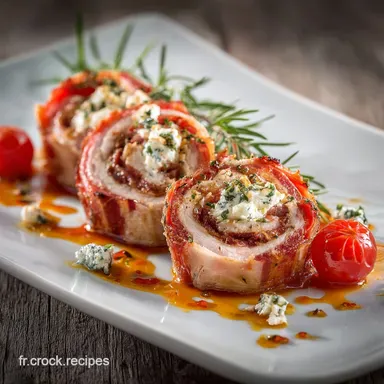 Roulade tomate ch&egrave;vre et jambon Recette Ap&eacute;ritif Proven&ccedil;al Frais
