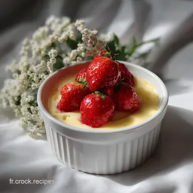 Sabayon Lger aux Fraises Plat et: Mousse Onctueuse en 12 Min Fiche recette