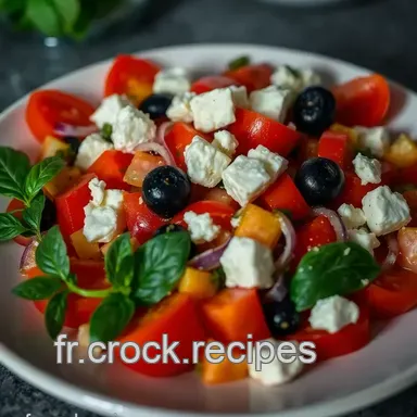 Salade M&eacute;diterran&eacute;enne Facile: Un Go&ucirc;t de Soleil en 30 Minutes! Fiche recette