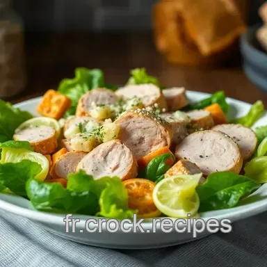 Salade C&eacute;sar au Poulet : Un Classique R&eacute;invent&eacute; pour Vous!