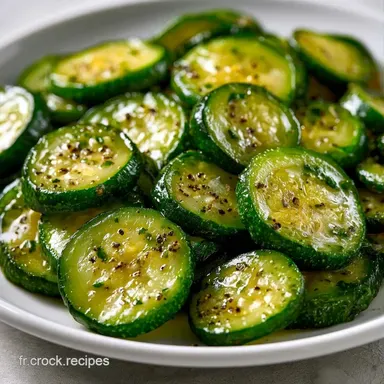 Salade De Courgettes Cuites Froides (4) Fiche recette