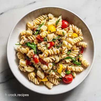 Salade de P&acirc;tes M&eacute;diterran&eacute;enne en 18 Minutes Fiche recette
