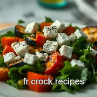 Recette petit &eacute;peautre : Salade aux L&eacute;gumes Grill&eacute;s et Feta