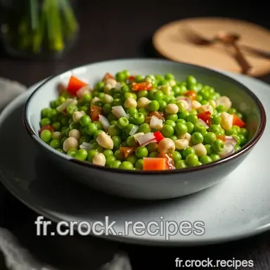 Salade de Pois Chiches Libanaise : Fra&icirc;cheur et Saveurs en 15 min Fiche recette