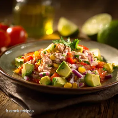 Salade Mexicaine au Thon L&eacute;g&egrave;re Recette Minceur et Fra&icirc;cheur Fiche recette