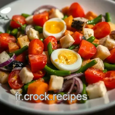 Salade Ni&ccedil;oise: French Riviera Taste at Home! Fiche recette