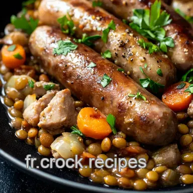 Saucisse Lentille: My Go-To French Comfort Food Fiche recette