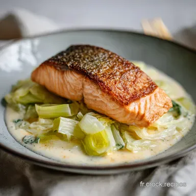 Saumon Poireaux Croustillants en 40 Min Fiche recette