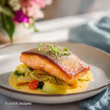 Saumon Poireaux Croustillants en 40 Min