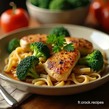 Saut de Poulet et Brocoli Facile Le Go&ucirc;t de Chez Nous Fiche recette