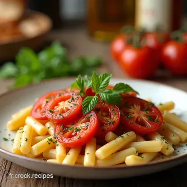 Soupe Cr&egrave;meuse Vegan Tomate Haricots Blancs Mon Secret Bistro Fiche recette