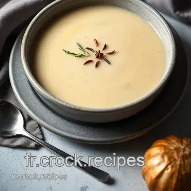 Soupe Patate Douce aux &Eacute;pices et Coco : Un Plat R&eacute;confortant Facile Fiche recette