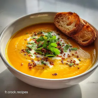 Soupe Potimarron Thermomix: Velout&eacute; Sans Cr&egrave;me en 30 Min Fiche recette