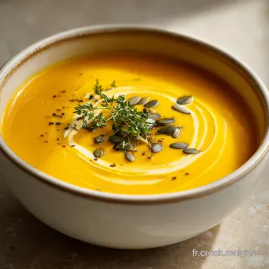 Soupe au Potiron Facile pour 4 Portions