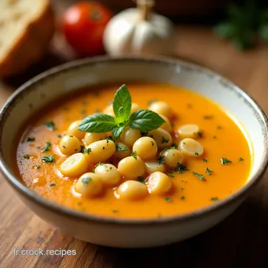 Soupe Cr&eacute;meuse aux Haricots Ma Recette R&eacute;confortante Fiche recette