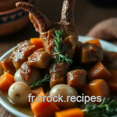 D&eacute;licieuse souris d'agneau confite aux herbes de Provence | Recette de famille Fiche recette